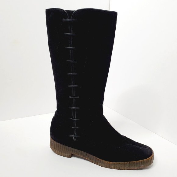 Bally Shoes - Bally Switzerland Boots Genuine Leather Fur Lined Luxury Designer Black 5.5